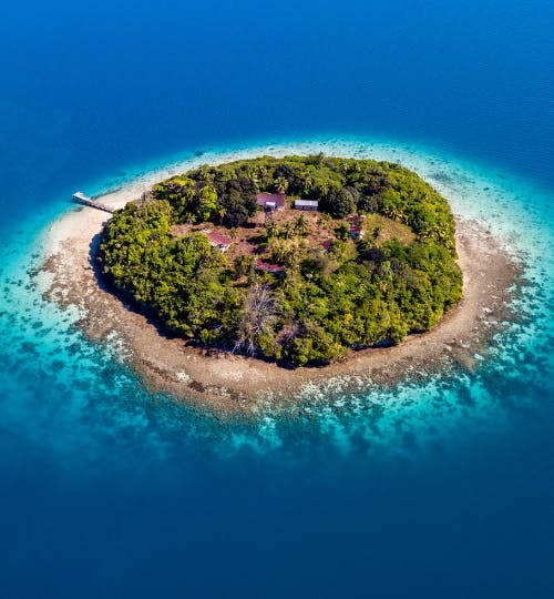Small island in Tonga