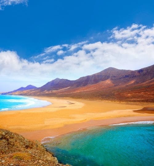 A beach on Fuerteventura in the Canary Islands