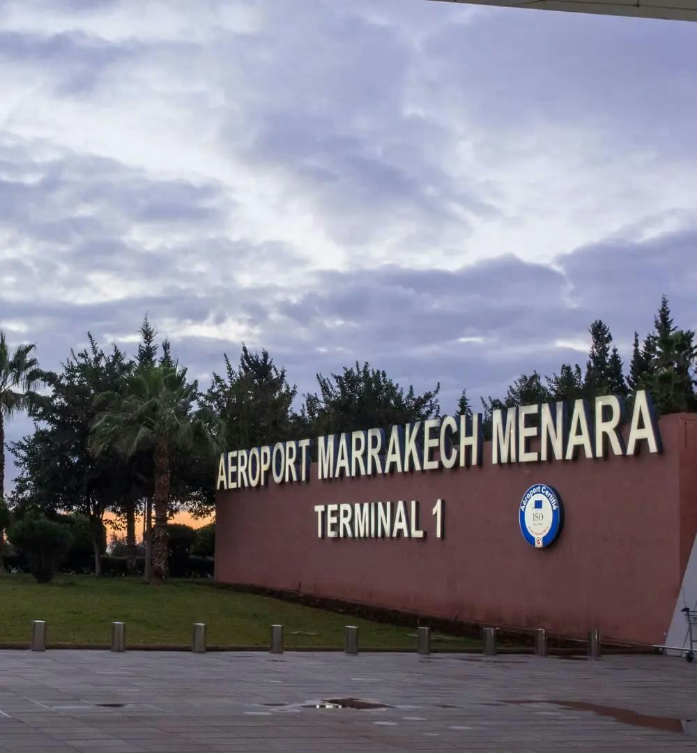Marrakech Menara Airport entrance