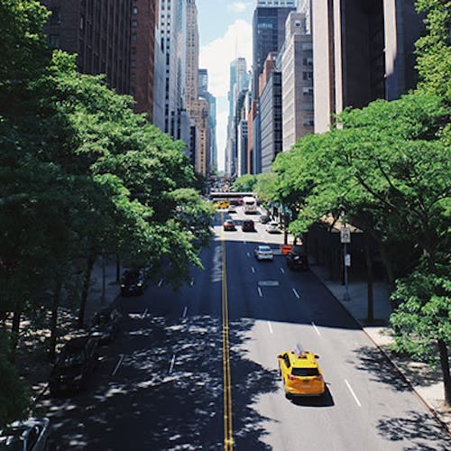 Picture of a street in New York City