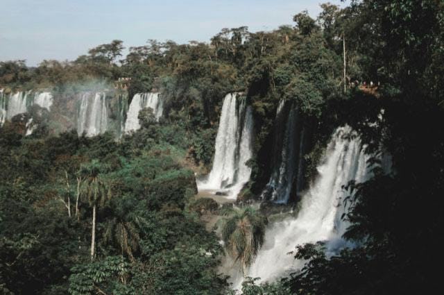 Argentinian side of the Iguaza falls. 