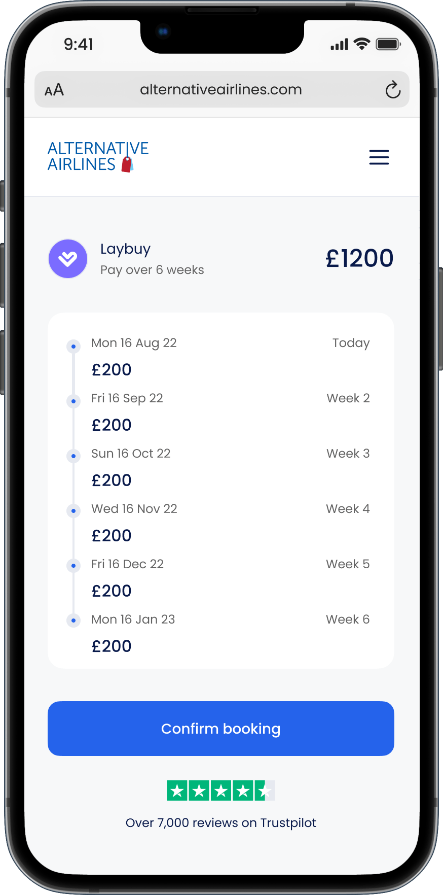 Using Laybuy in the UK with GBP