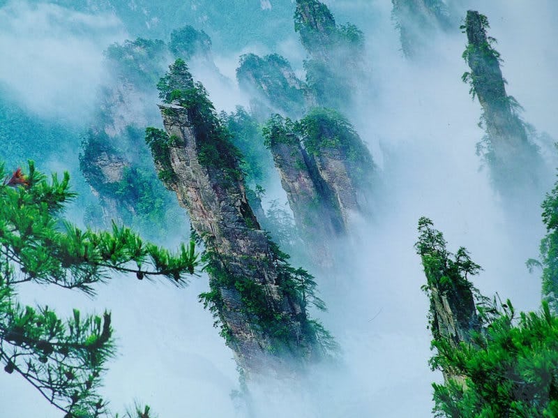 Zhangjiajie National Forest Park Avatar Mountains 