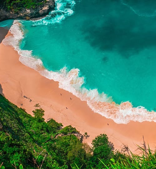 Picture of Kelingking Beach in Bali Indonesia