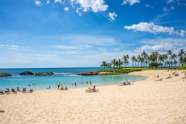 Beach in Oahu, Hawaii