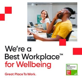 We're a best workplace for wellbeing