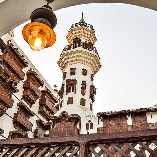 Picture of a mosque in Jeddah