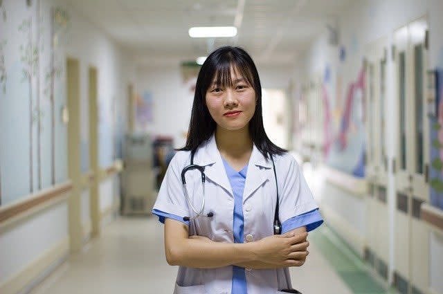 Female Doctor in a hospital