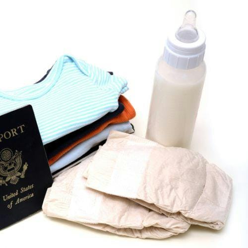 Essentials to take when travelling with a baby