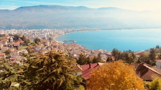 Ohrid Lake in Macedonia 