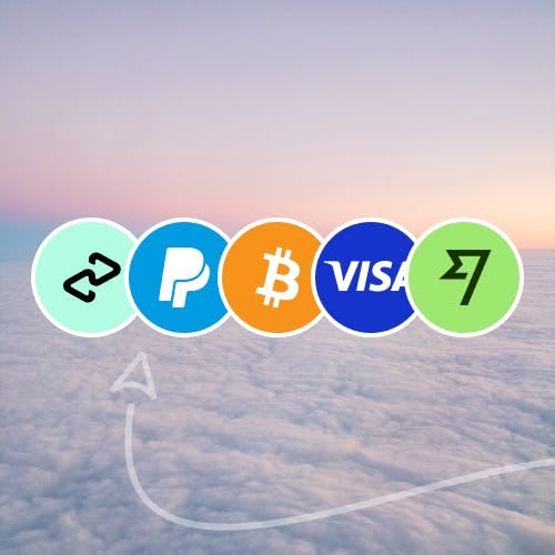 Different payment method logos