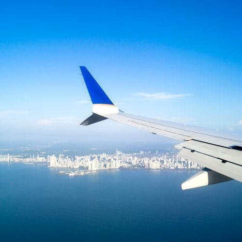 View from a Copa Airlines window