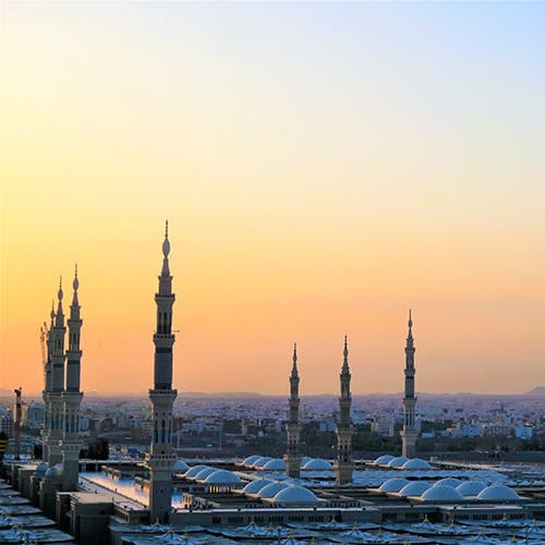 Picture of Medina in sunrise or sunset