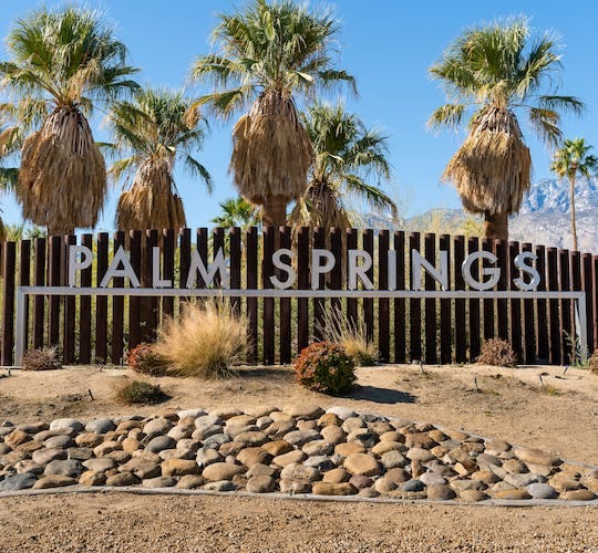 Palm Springs desert California 
