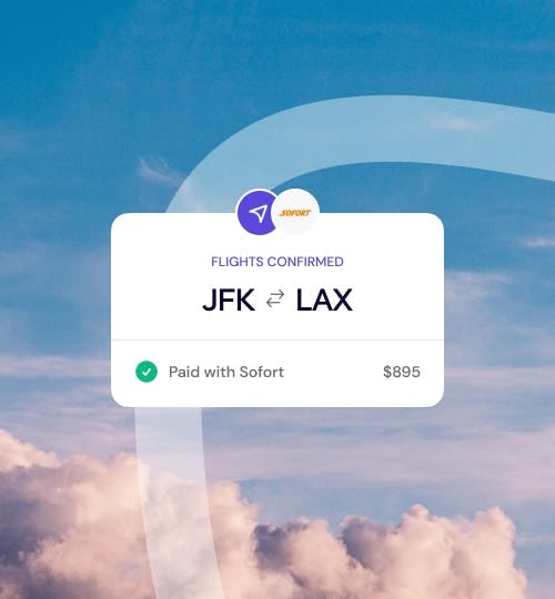 Buy flights with SOFORT