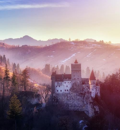 Bran or Dracula castle in Transylvania