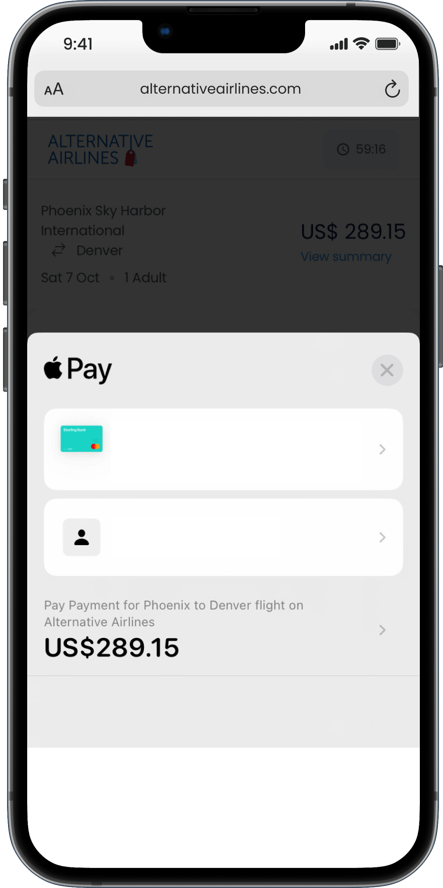 Step 4 - Pay with Apple Pay