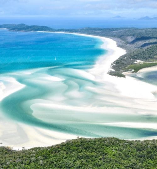 View of tropical beaches in Australia