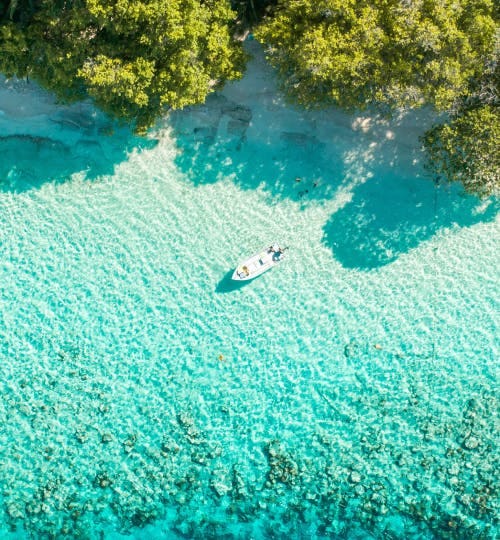 Maldives blue lagoon