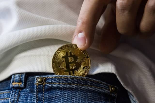 Bitcoin going into pocket
