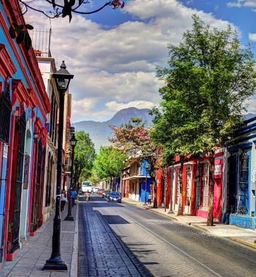 Street in Oaxaca, Mexico