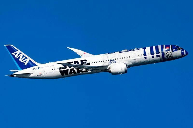 ANA's Star Wars livery takes to the skies