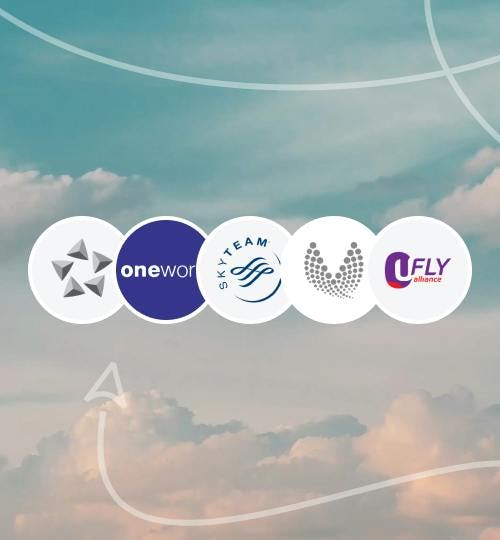 Airline alliance logos