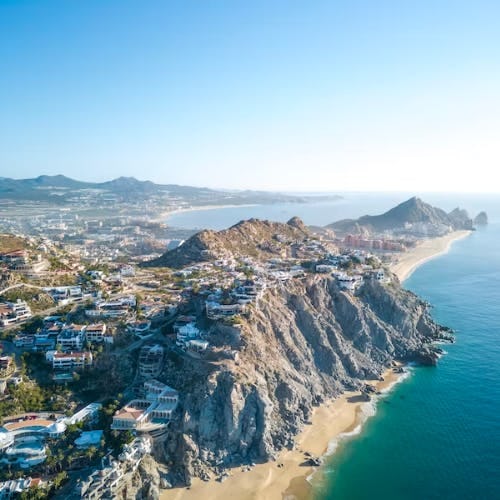 Cabo San Lucas in Mexico aerial view 
