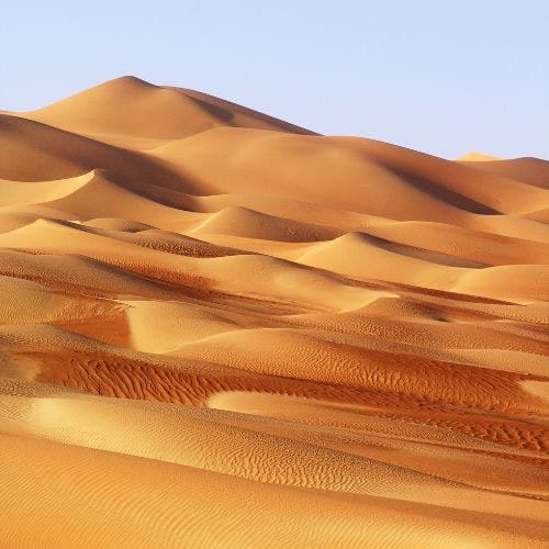 Desert in the Middle East