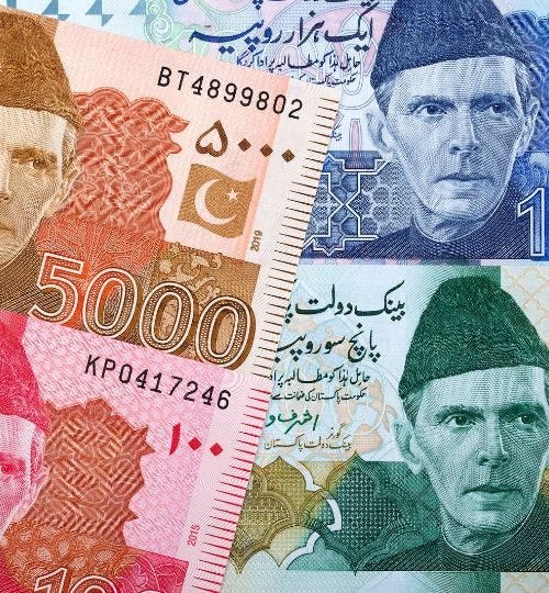 Pakistani rupees