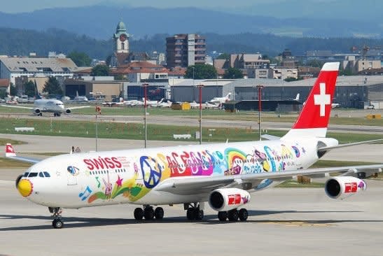 Swiss Airline's Peace out. Photo credit: Aero Icarus