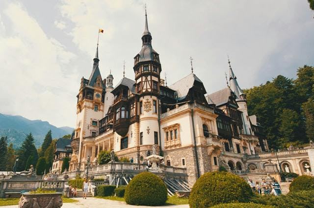 A Neo-Renaissance castle in Romania