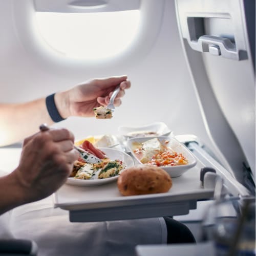 Gluten free airline food