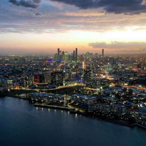 Brisbane City Skyline