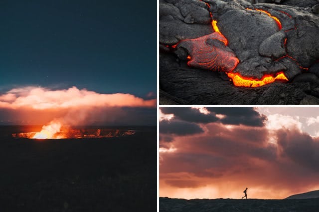 Volcano's erupting in Hawaii