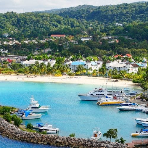 Harbour town in Jamaica